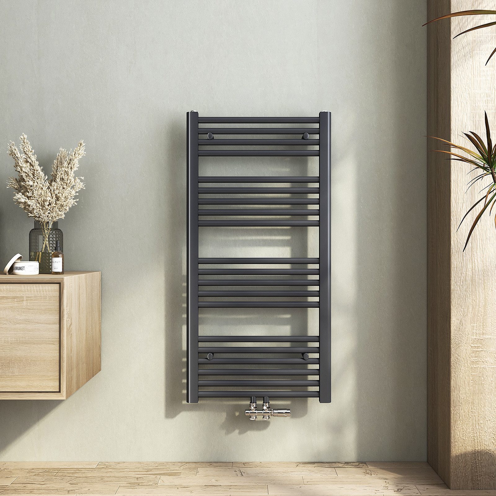 MEYKOERS Badheizkörper Handtuchwärmer Klein Mittleanschluss Seitenanschluss günstig online kaufen