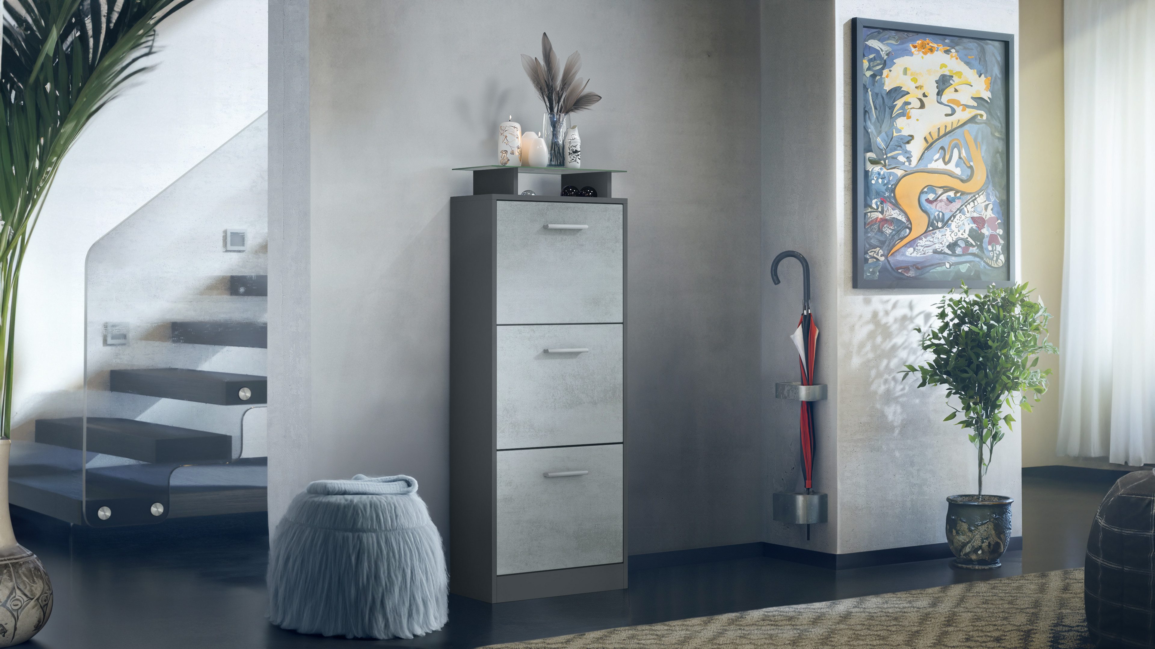 Vladon Schuhschrank Lavia V2 (Schuhkipper, für günstig online kaufen