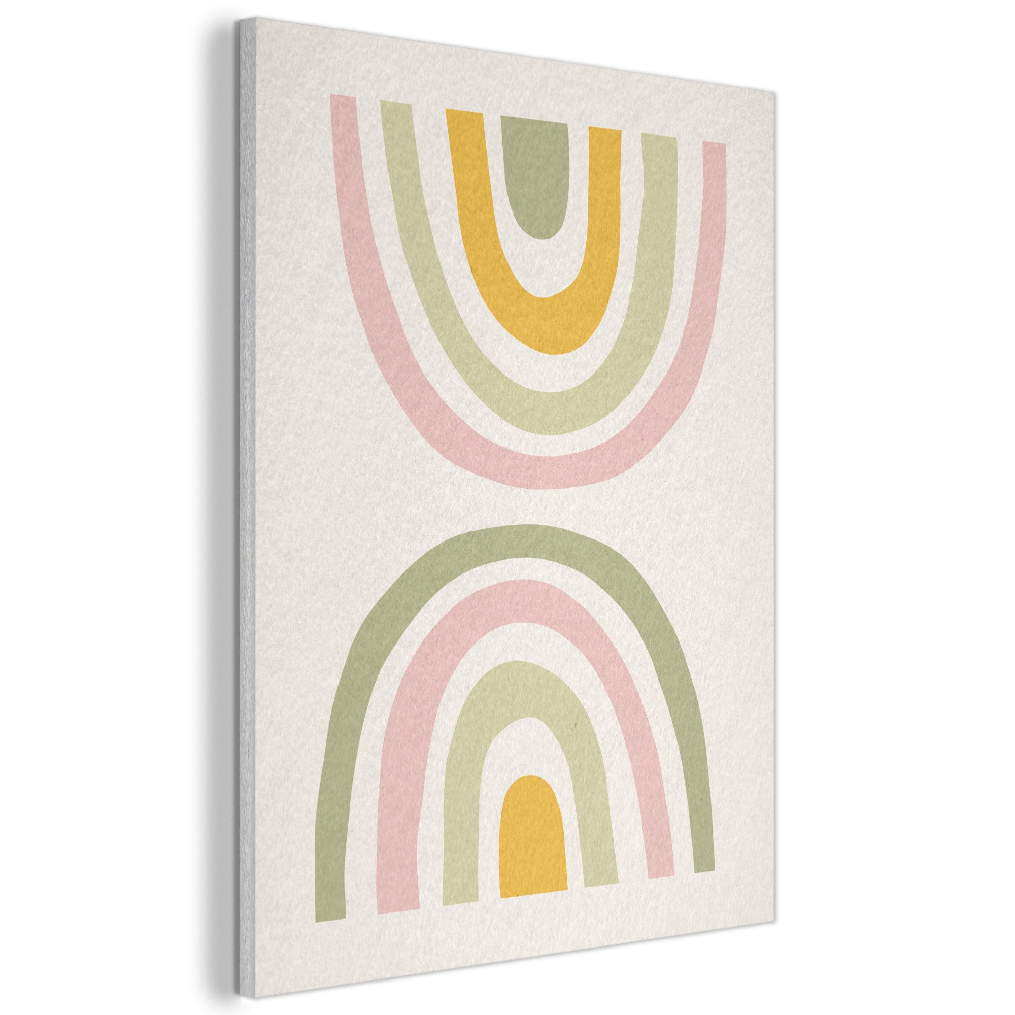 MuchoWow Gemälde Regenbogen - Pastell - günstig online kaufen