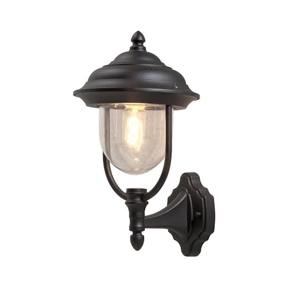 KONSTSMIDE LED Außen-Wandleuchte 7223-750 Alu Wandleuchte PARMA schwarz Acrylglas