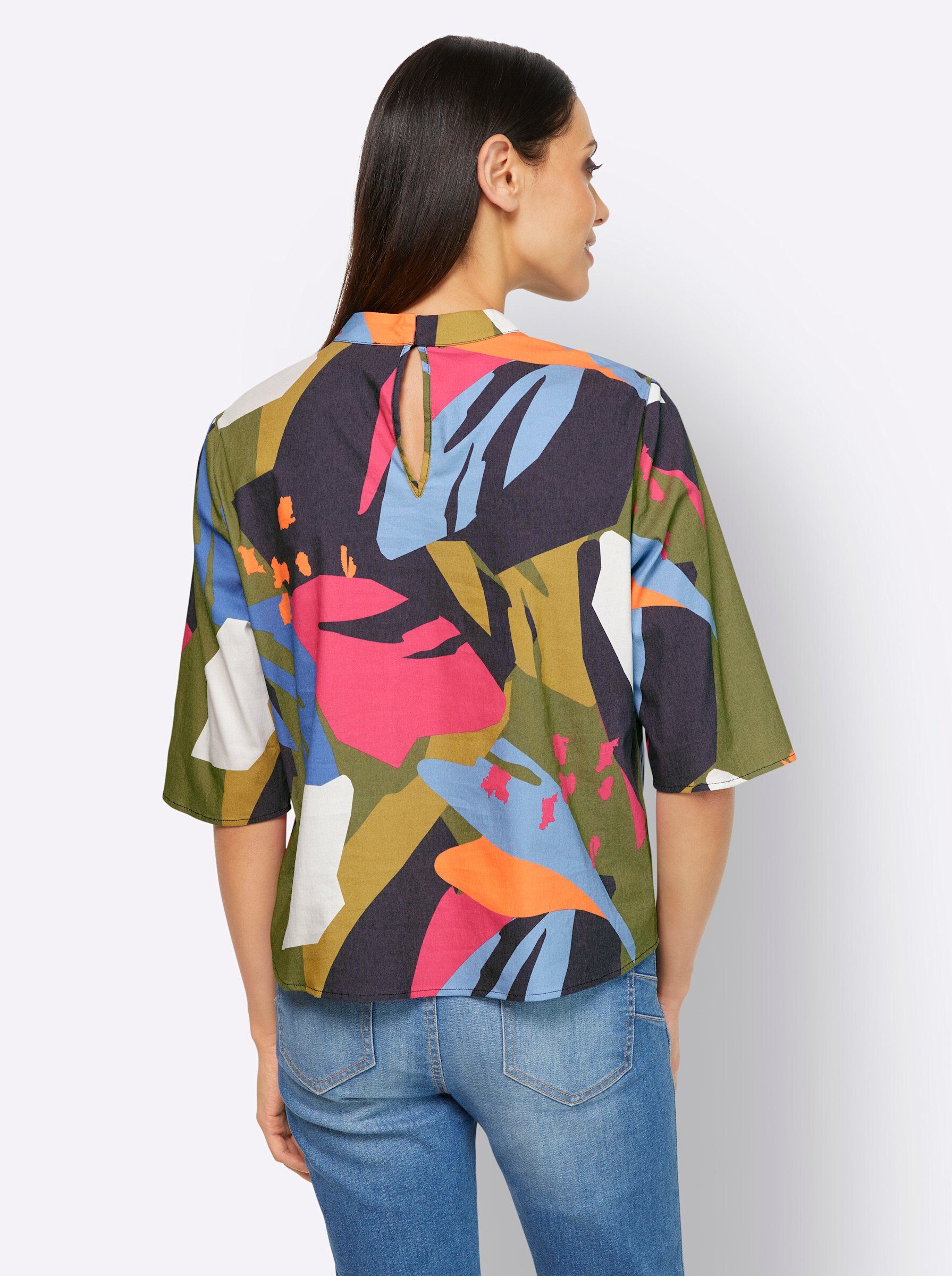 heine Klassische Bluse Druckbluse günstig online kaufen