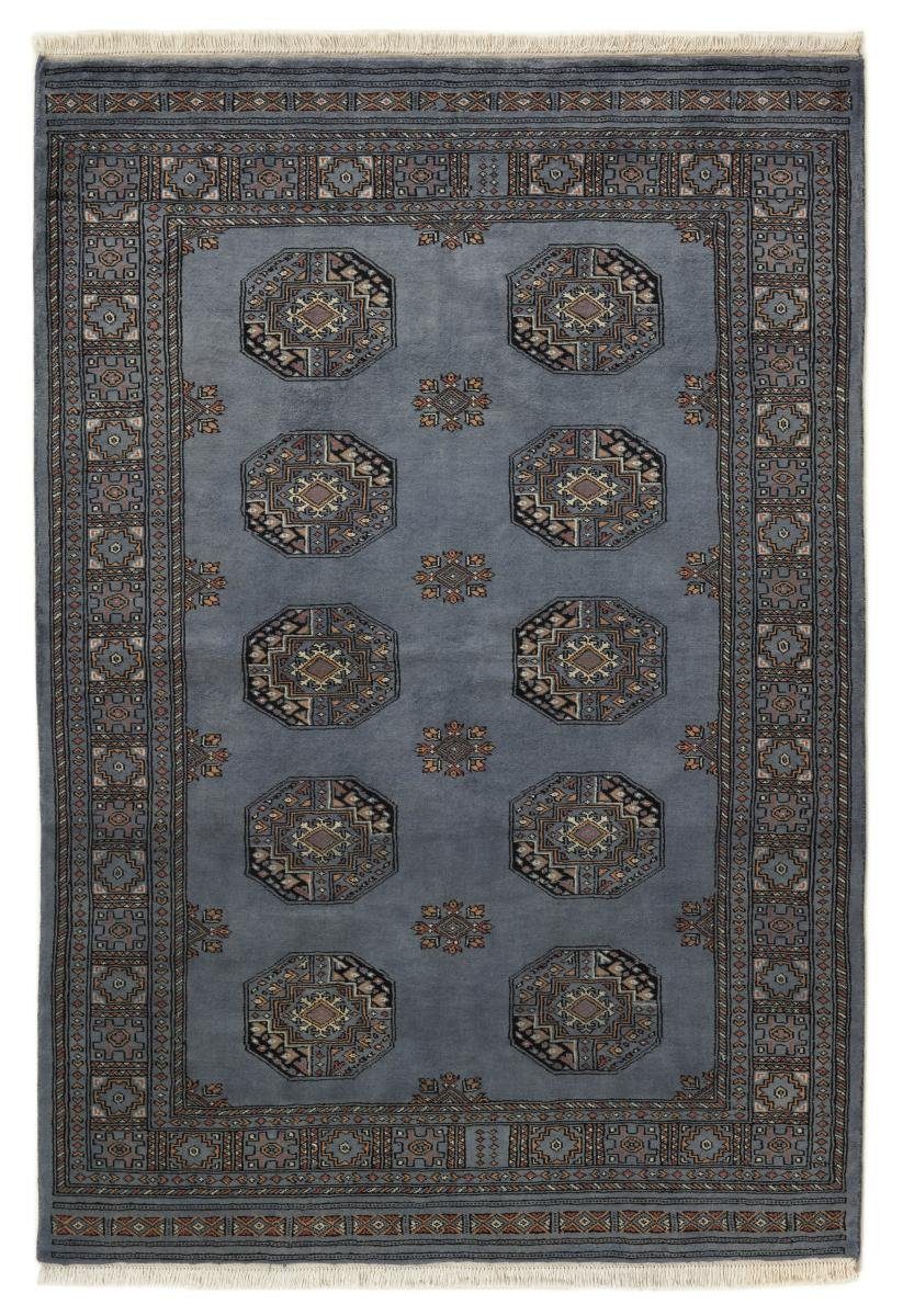 Orientteppich Pakistan Buchara 3ply 137x203 Handgeknüpfter Orientteppich, Nain Trading, rechteckig, Höhe: 8 mm