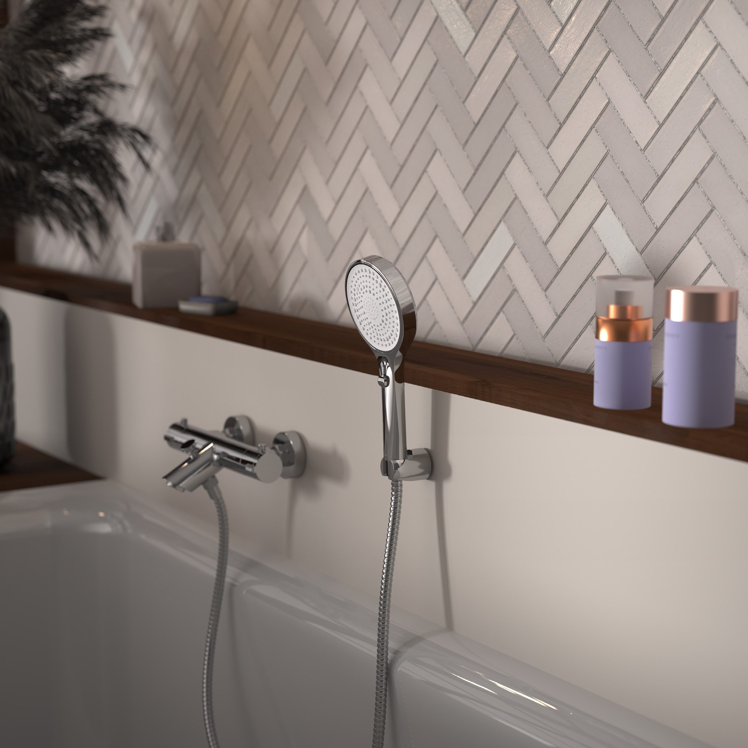 Schütte Handbrause IBIZA, 3-fach verstellbar, Antikalk-Noppen, wassersparen günstig online kaufen