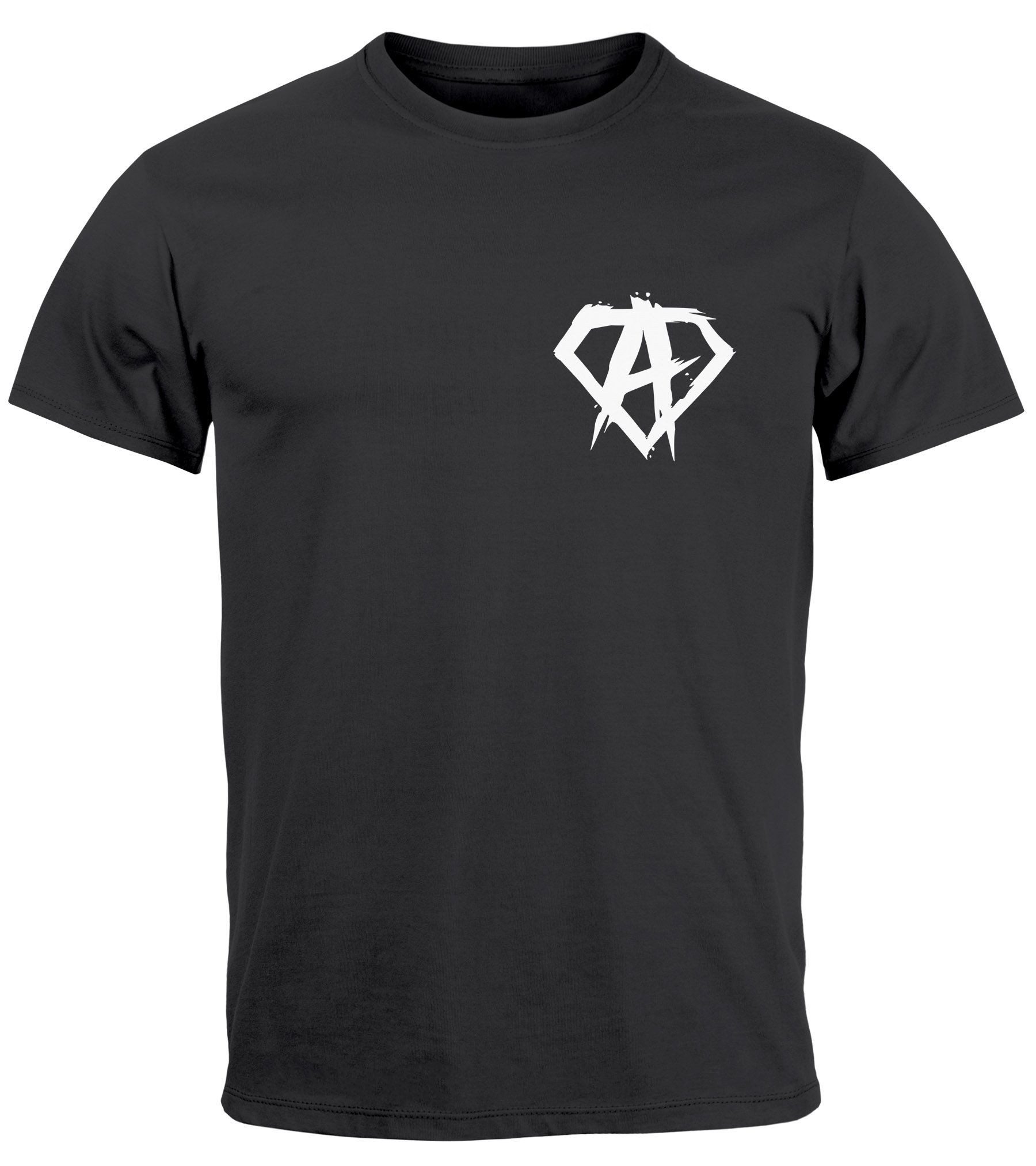 Neverless Print-Shirt Herren T-Shirt Print Aufdruck günstig online kaufen