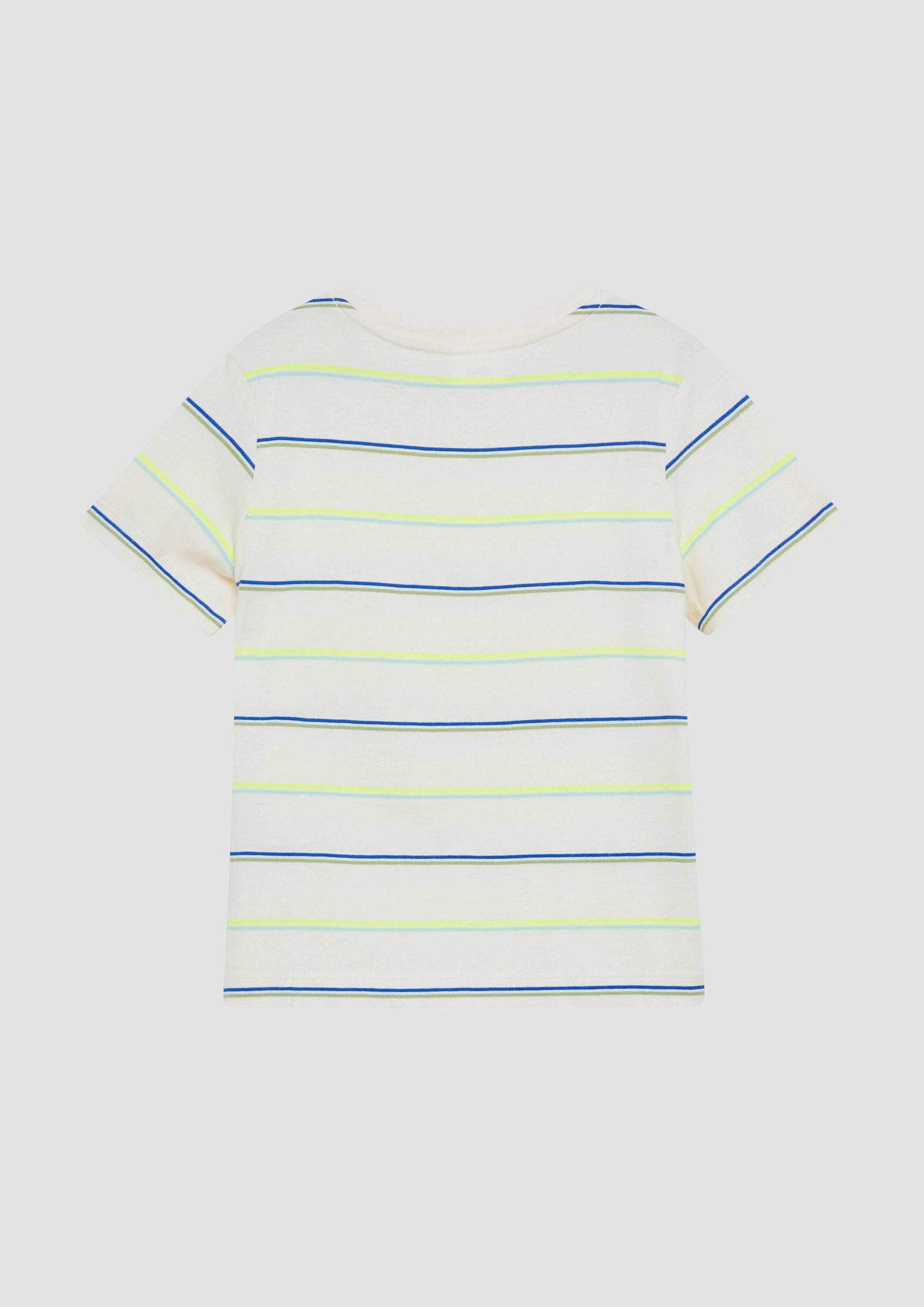s.Oliver Kurzarmshirt T-Shirt Gestreiftes T-Shirt