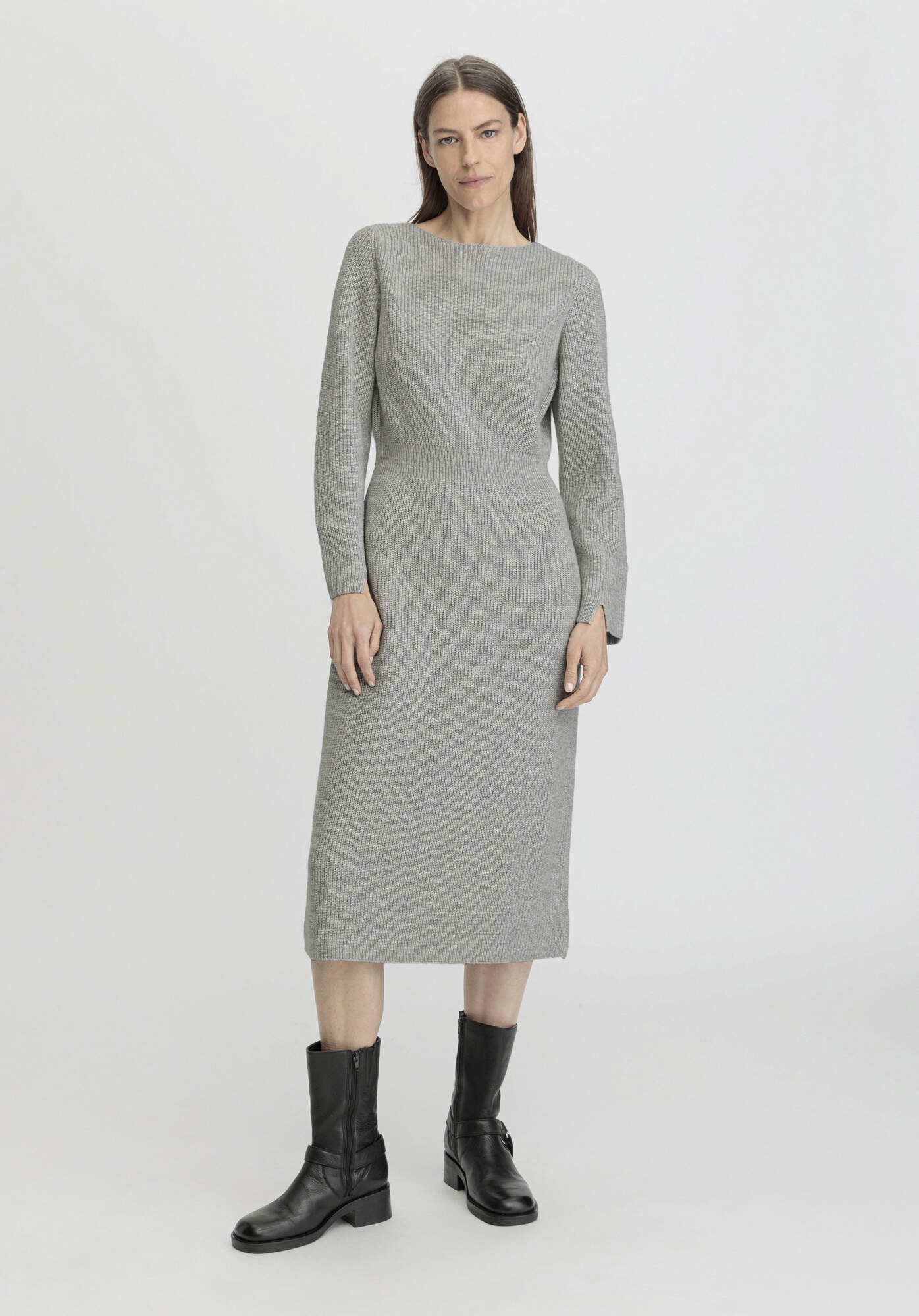 Hessnatur Strickkleid aus reiner Bio-Baumwolle und günstig online kaufen
