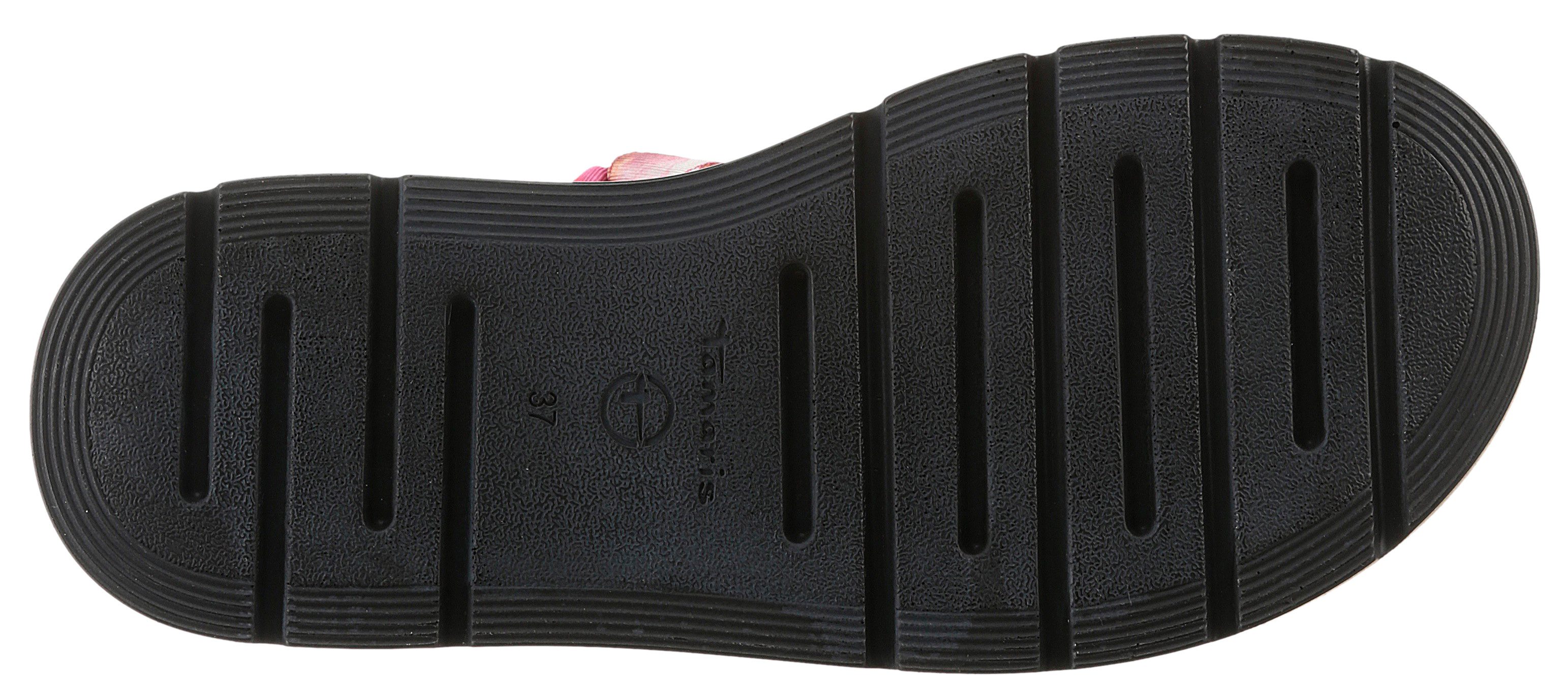 Tamaris Riemchensandale, Plateau, Sommerschuh, Sandalette mit Touch It-Ausstattung