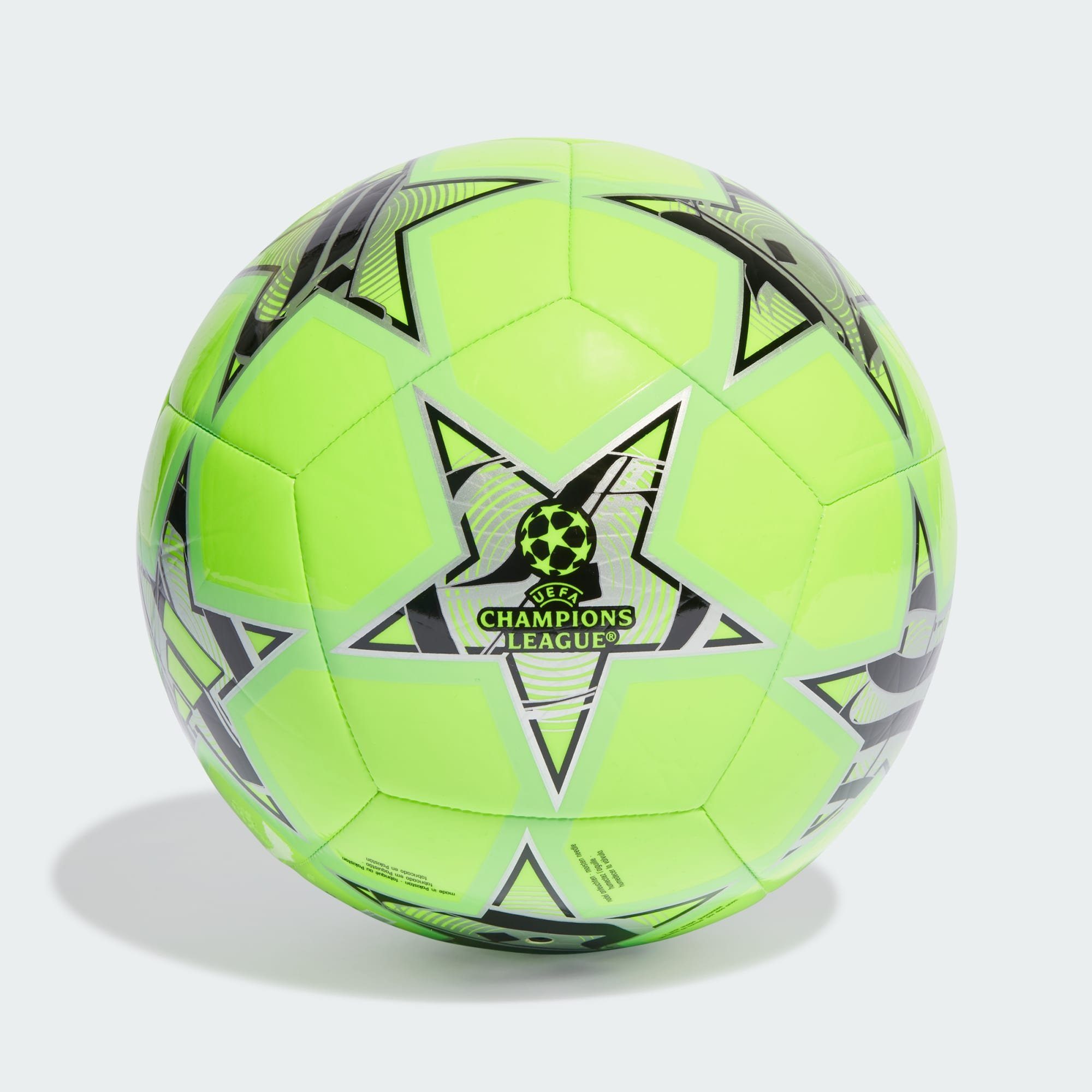 adidas Performance Fußball UCL 23/24 GROUP STAGE CLUB BALL Solar Green / Black / Silver Metallic | Fußbälle