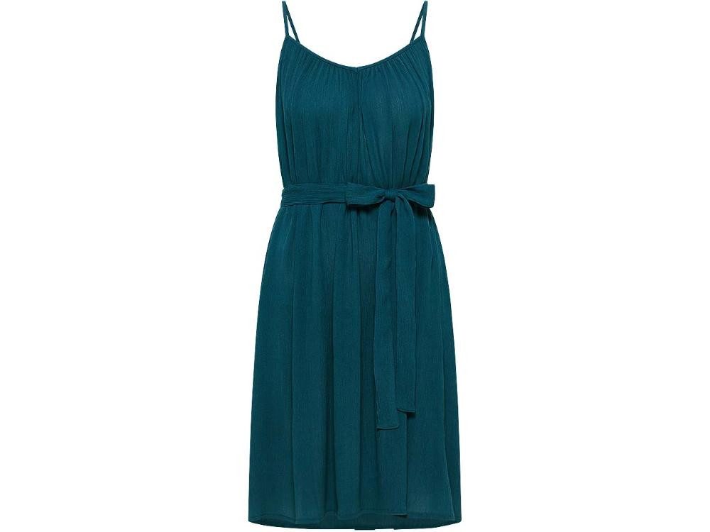 Tranquillo Jerseykleid tranquillo Bio-Damen-Midi-Kleid mit Spaghettiträge