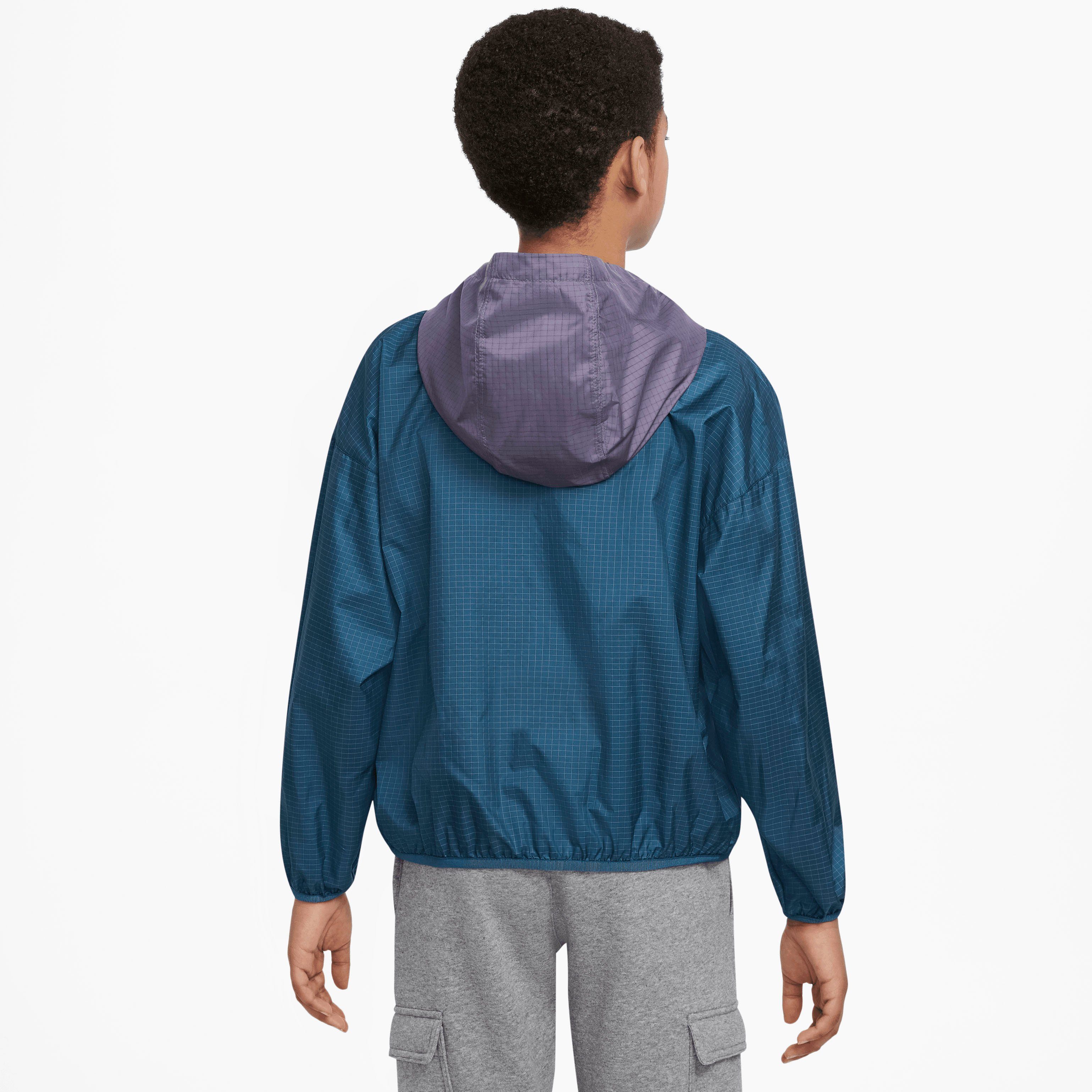 BLUE/CANYON Kids' VALERIAN PURPLE Woven Outdoorjacke Nike ODP Big Jacket Sportswear