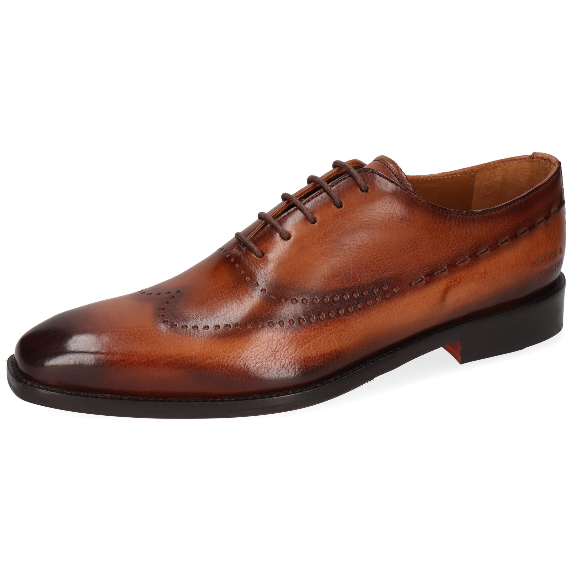 Melvin & Hamilton Lawrence 1 Leder-Oxford Schuhe für Herren Schnürschuh Fla günstig online kaufen