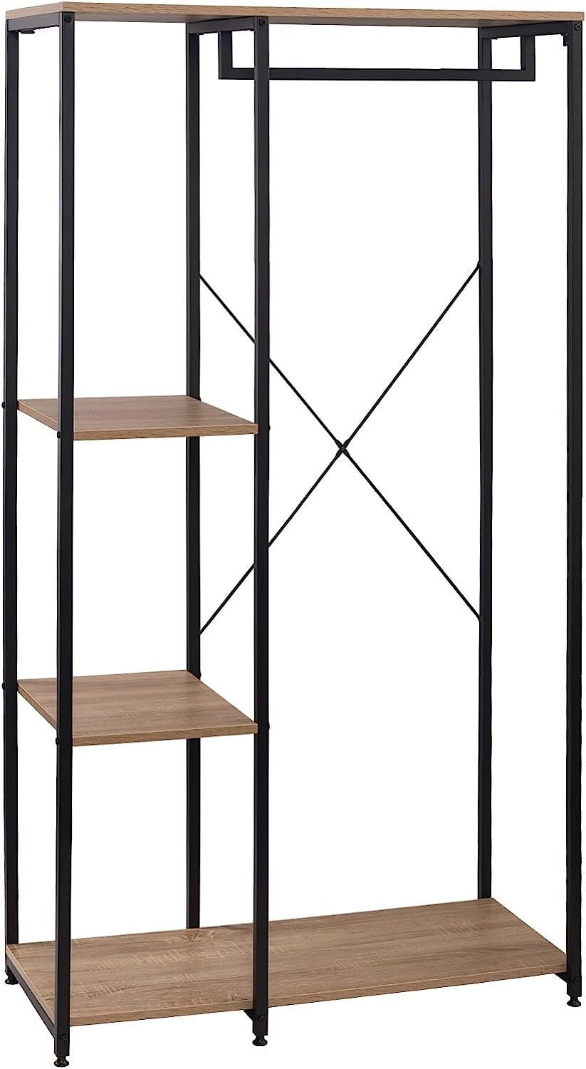 Woltu Kleiderständer, (1 St), Garderobenständer mit Ablage, aus Holz und St günstig online kaufen