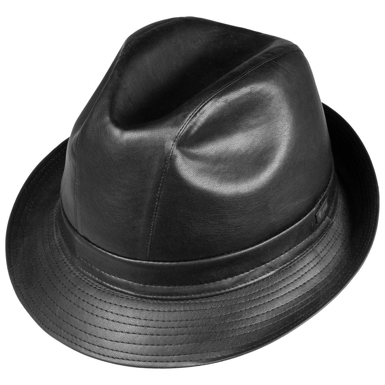 Trilby Italy in mit Stoffhut Lederband, Made (1-St) Lipodo