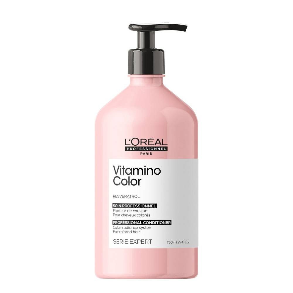 L'ORÉAL PROFESSIONNEL PARIS Haarkur L'Oréal Vitamino Color Conditioner 750 ml für coloriertes Haar, 1-tlg., Professionelle Salon Pflege