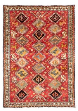Wollteppich Shiraz Nomadisch Rosso 289 x 205 cm, morgenland, rechteckig, Höhe: 10 mm, Unikat mit Zertifikat