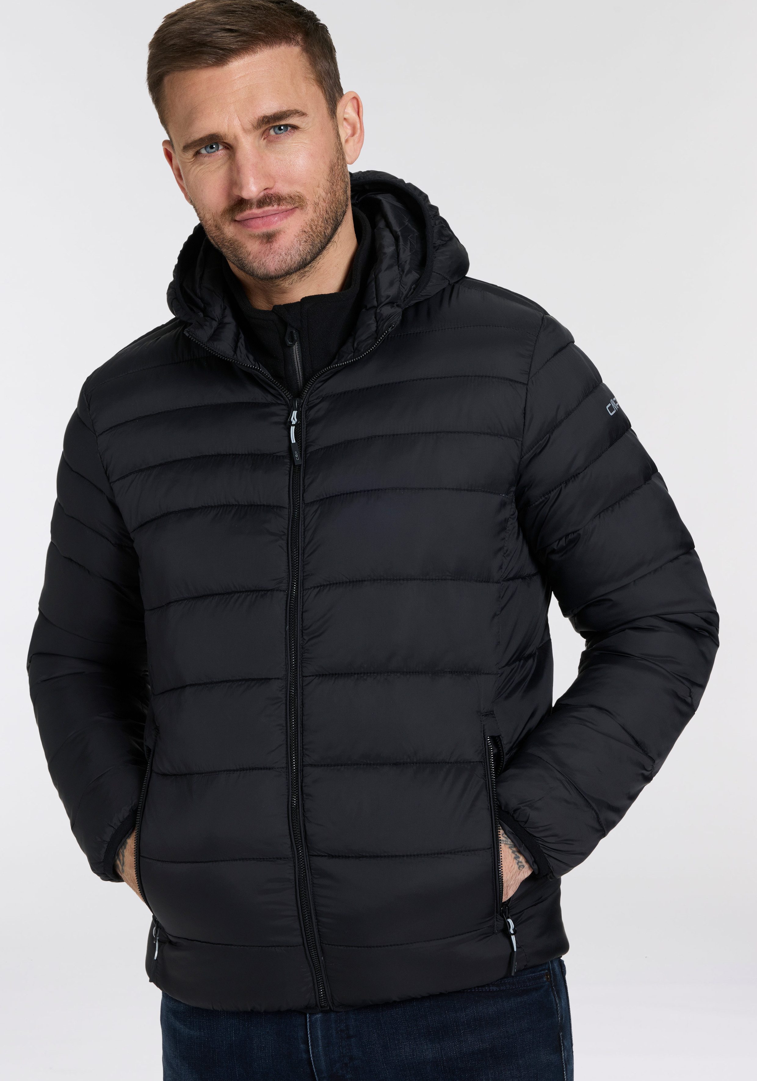 Steppjacke MAN JACKET FIX HOOD
