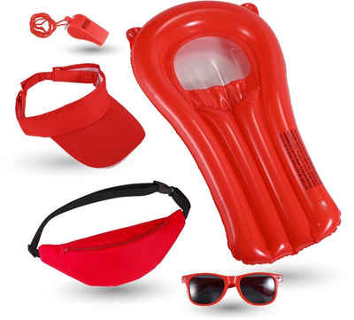 Kostümheld® Kostüm 5 in 1 Lifeguard Set Baywatch Kostüm für Damen und Herren