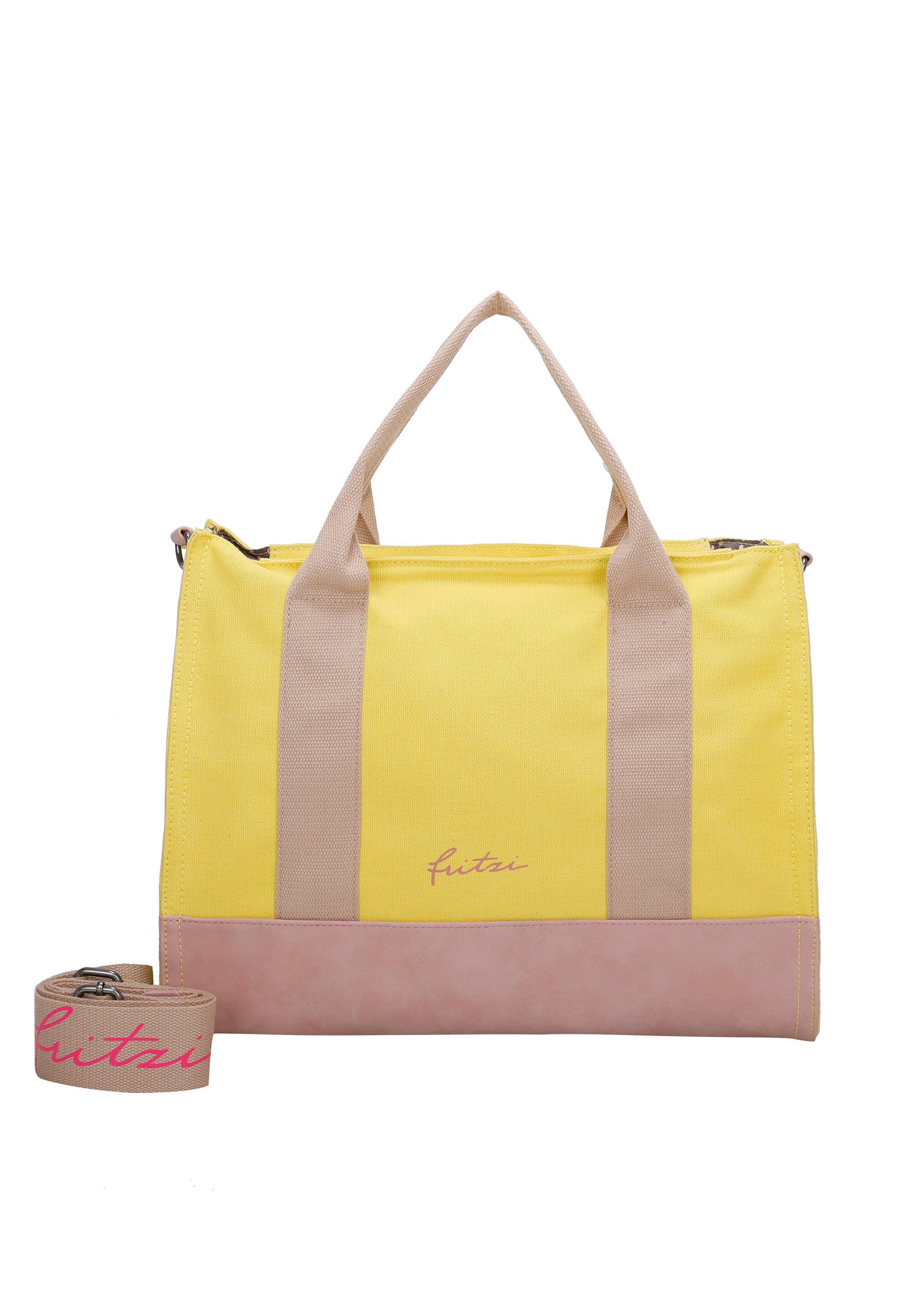Fritzi aus Preußen Shopper Canvas Tote Bag, mit abnehmbarem Schulterriemen