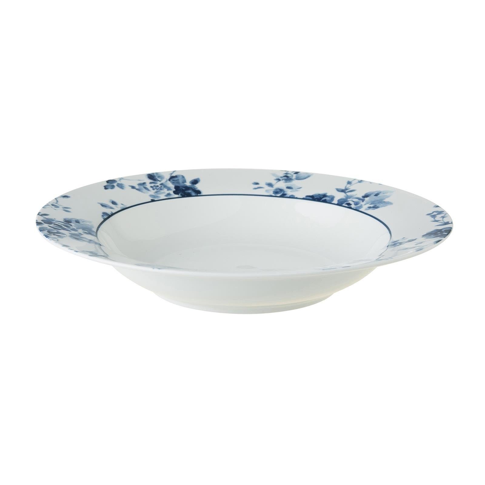 LAURA ASHLEY Suppenteller Tiefer Teller Blueprint China Rose (22cm)