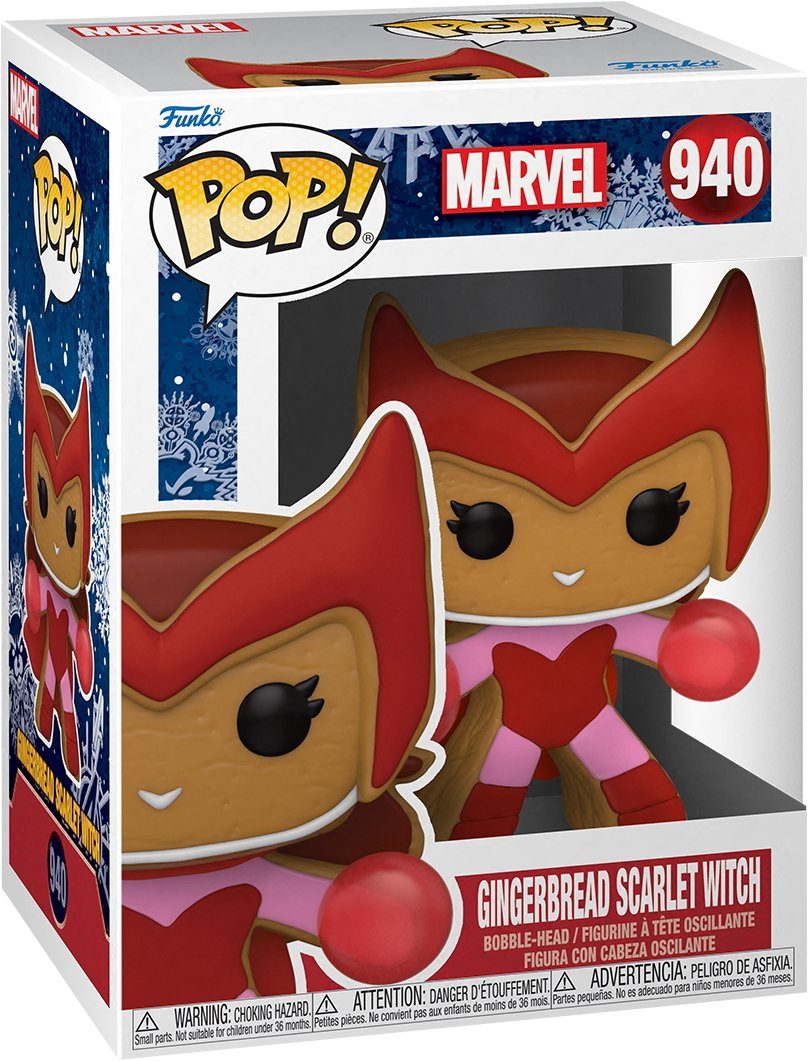Funko Spielfigur Marvel Gingerbread Lebkuchen Scarlet Witch 940 Pop