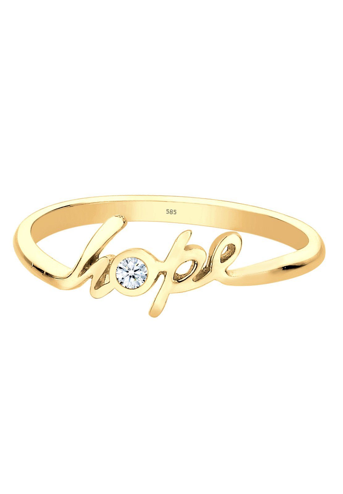 Elli DIAMONDS Verlobungsring Hope-Schriftzug Diamant 0.03 günstig online kaufen