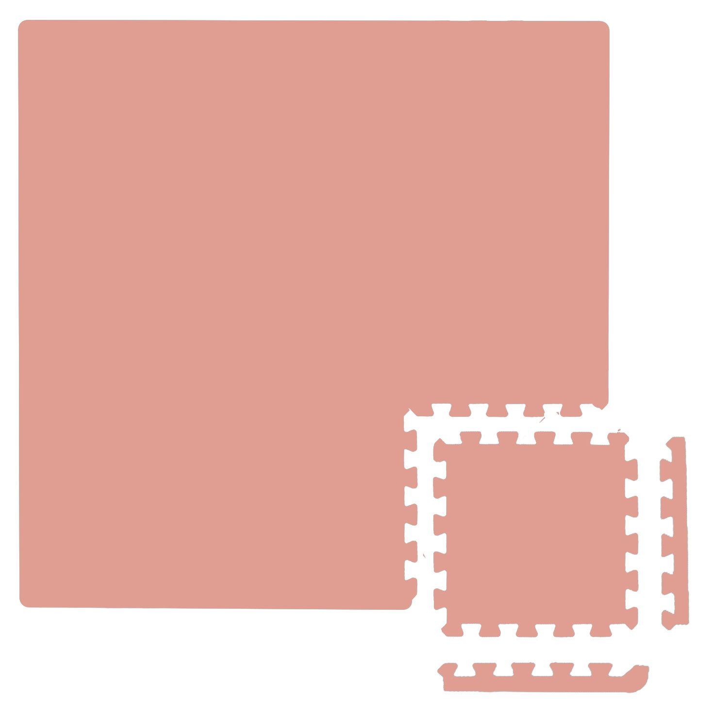 LittleTom Puzzlematte für Kinder - 9 Teile Spielmatte 30x30 cm - TÜV Geprüfte Krabbelmatte, (9-tlg), Spielunterlage für Drinnen und Draußen - Kinderzimmer Puzzleteppich von LittleTom
