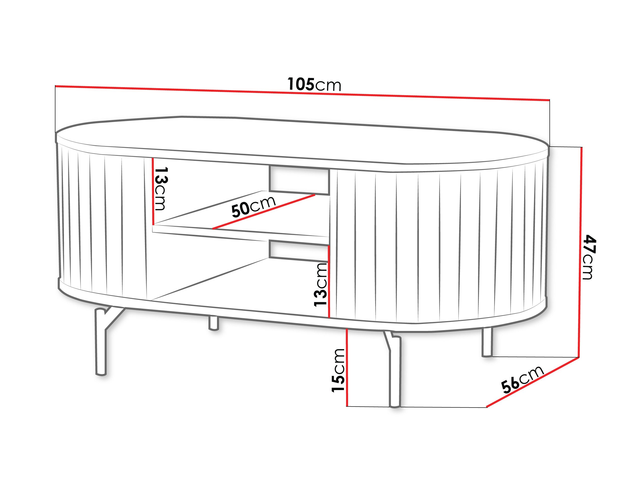 MIRJAN24 Couchtisch Zante 06 (mit Regal), günstig online kaufen