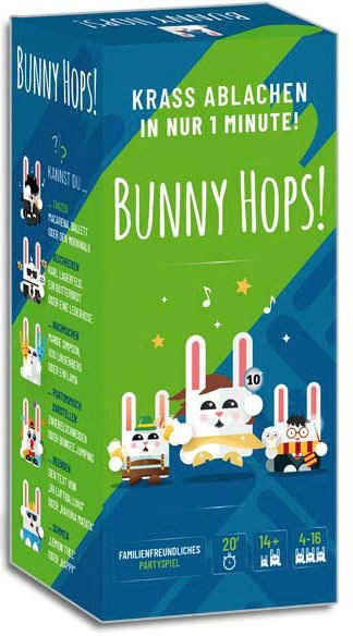 Huch! Spiel, Partyspiel Bunny Hops, Made in Germany