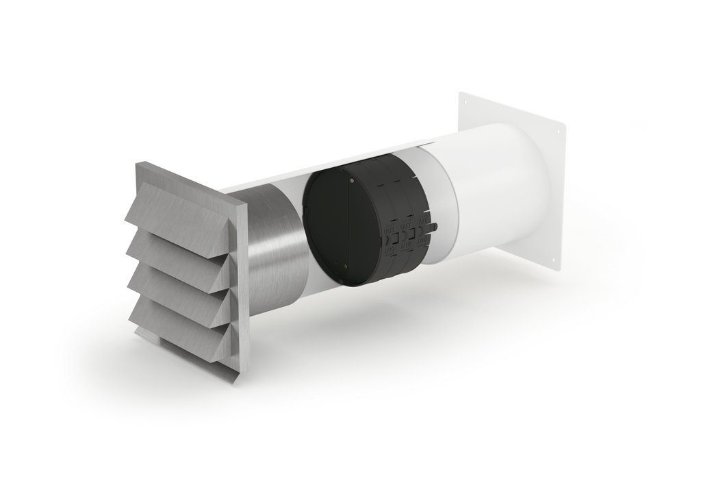 Naber Mauerkasten inkl. Thermobox Edelstahl Jalousie - E-Jal 150