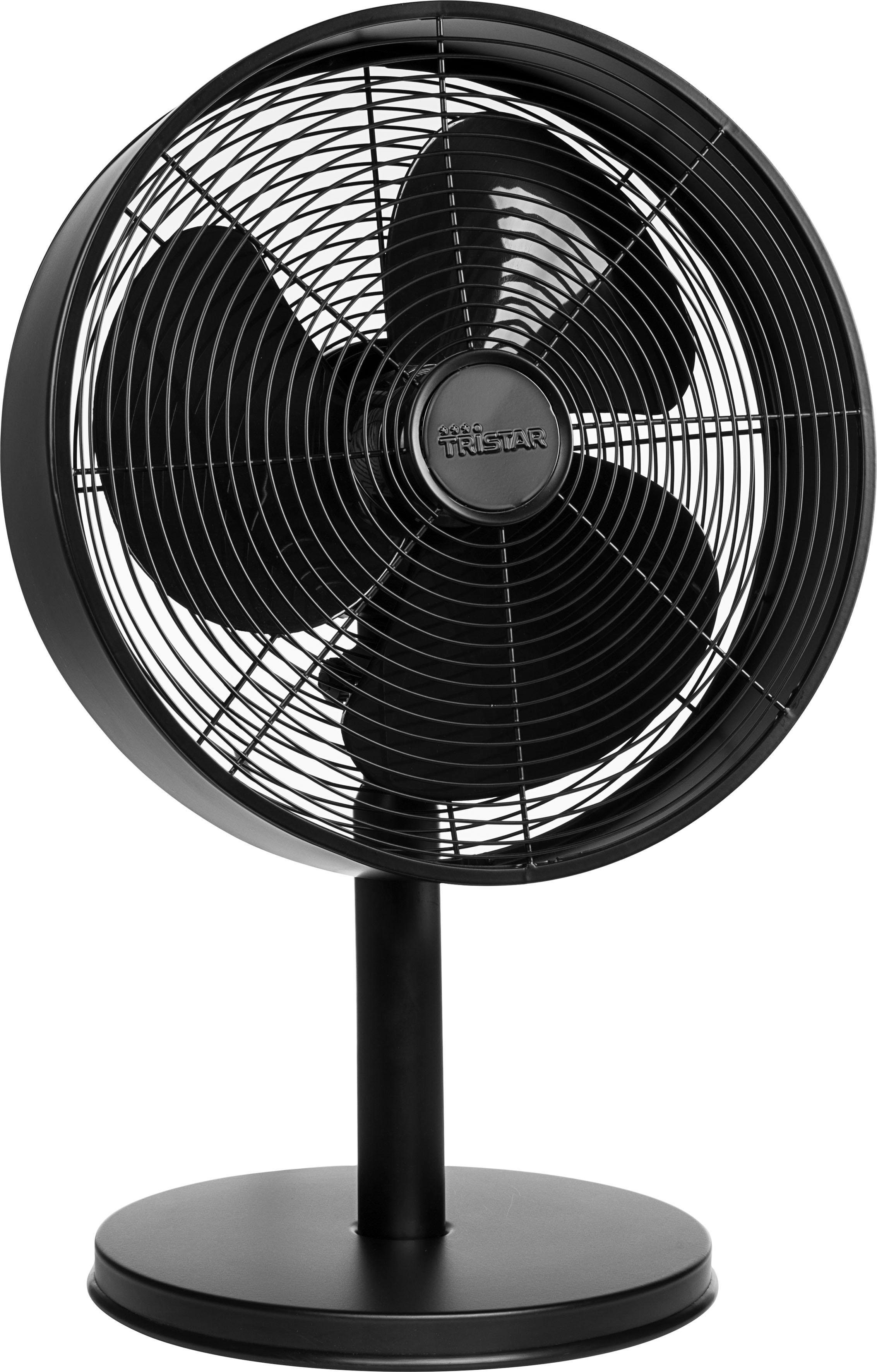 Tristar Tischventilator VE-5928, Exklusives matt-schwarzes Design