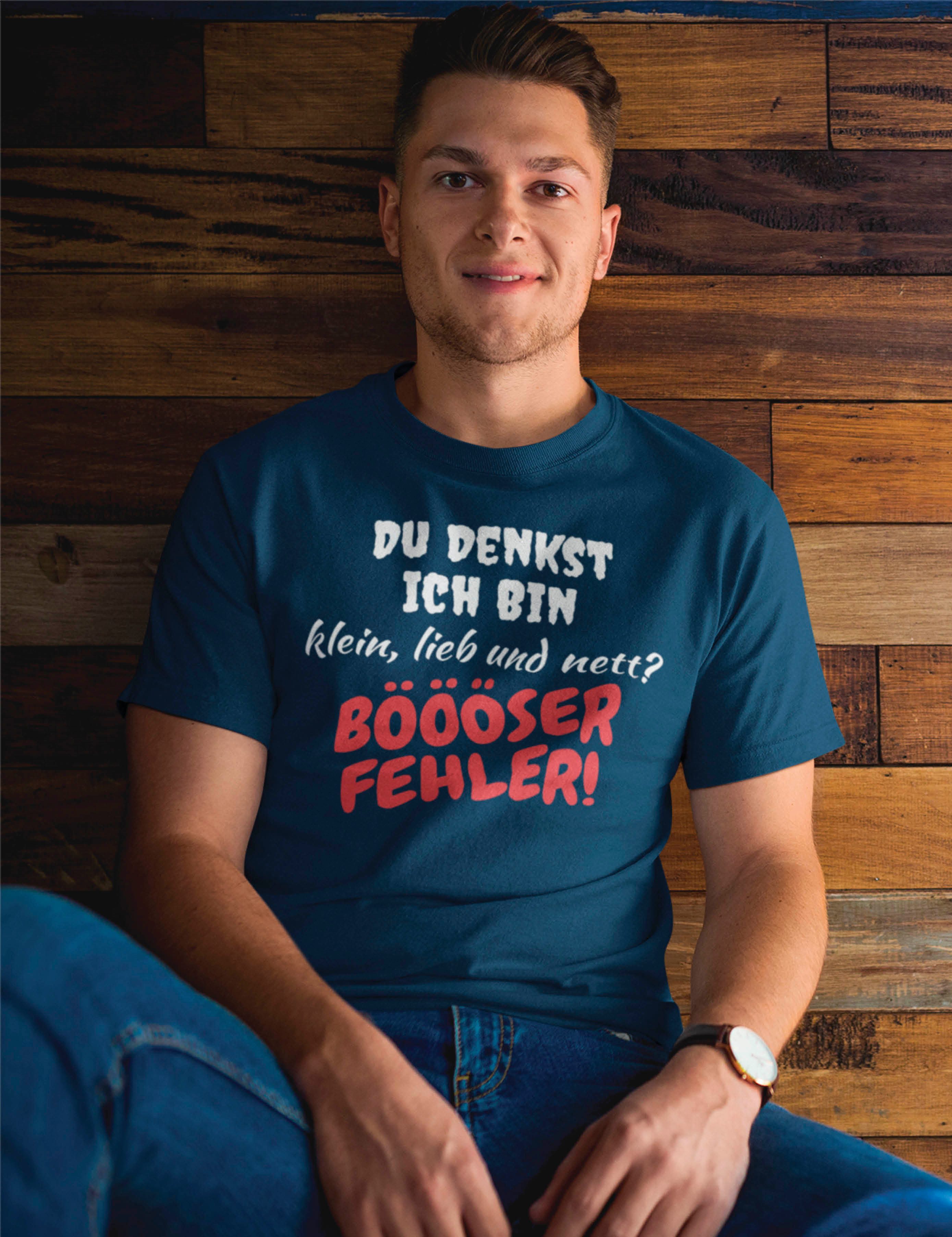 Youth Designz T-Shirt "Böser Fehrler" Herren T-Shirt mit humorvollen Lustigen Print mit witzigen Aufdruck für Männer