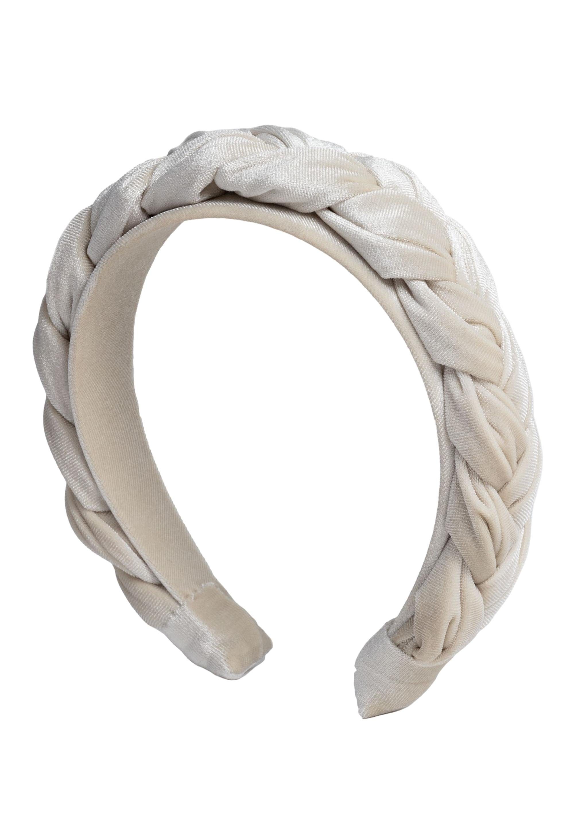 FILIPPA FIRENZE Haarreif Scarcela, mit geflochtenem Samt-Design