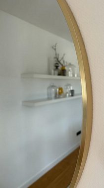 Your-Homestyle Ganzkörperspiegel Spiegel Mia Wandspiegel 40 x 130 cm in Metallrahmen / Alurahmen, Farbe Gold