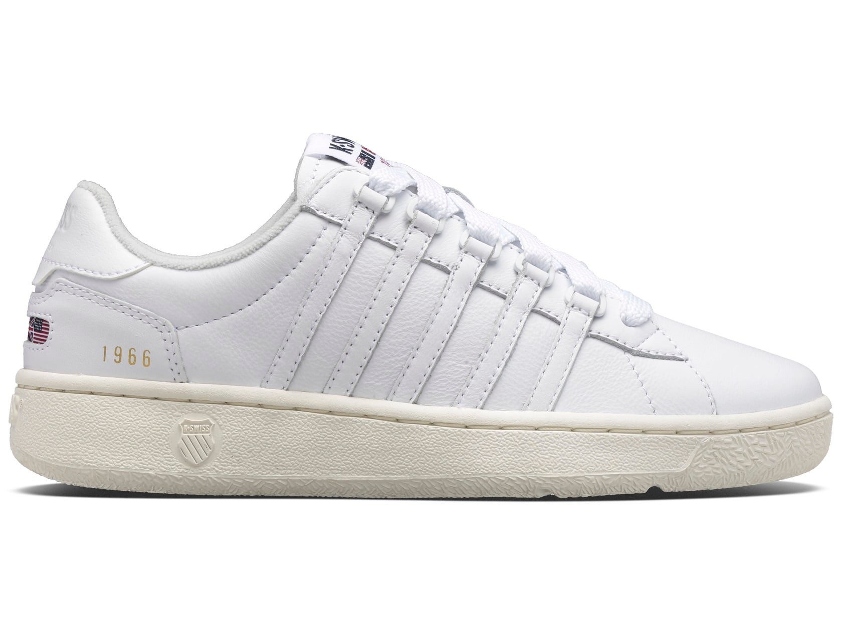 K-Swiss Slammclassic CC (Leder) weiss Herren Sneaker günstig online kaufen