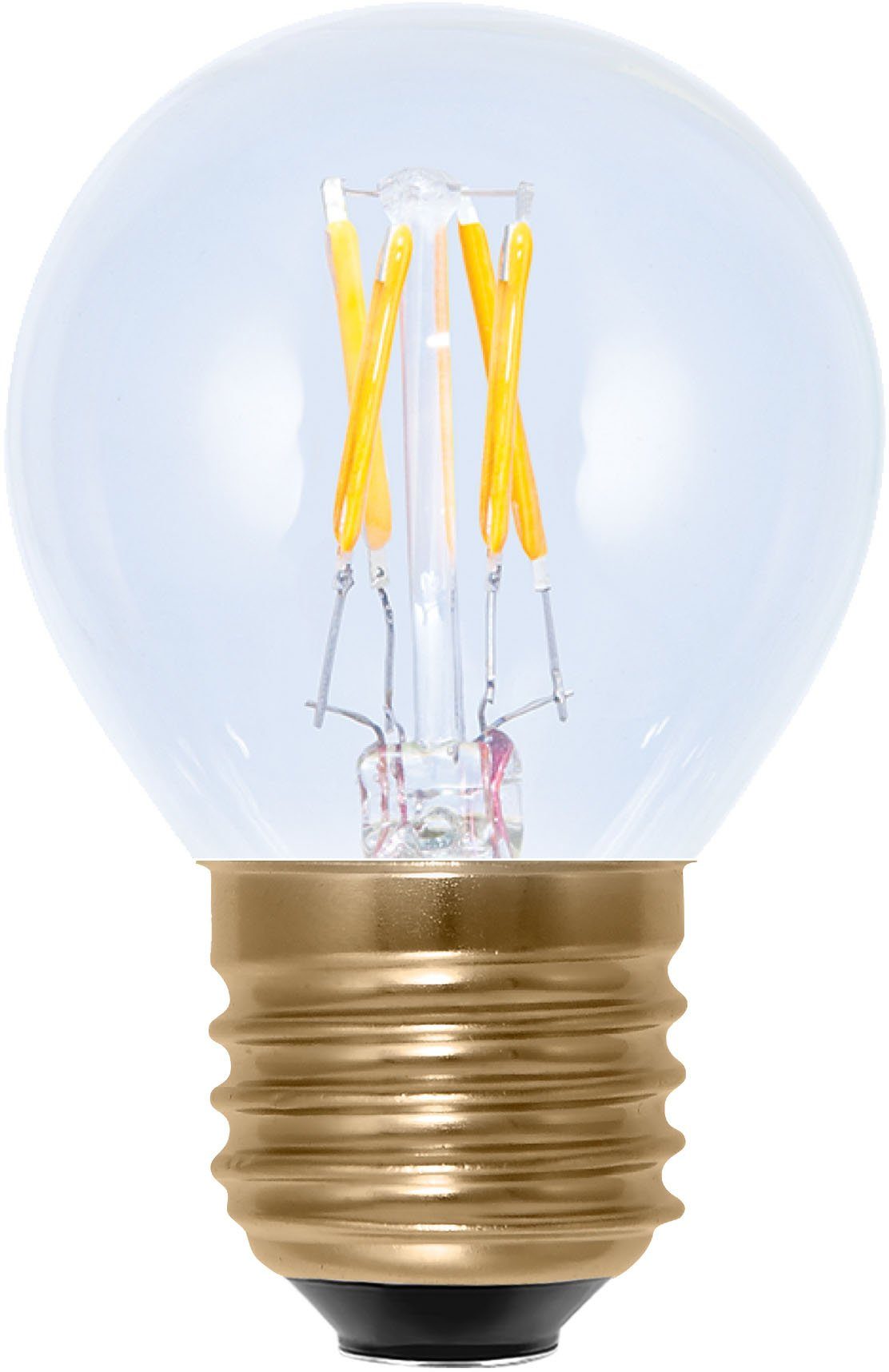 SEGULA LED-Leuchtmittel Vintage Line, E27, 1 St., Warmweiß, dimmbar, Golfball klar, E27