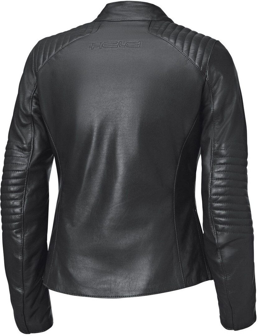 Held Biker Fashion Motorradjacke Robin Damen Motorrad Lederjacke Airbag vorbereitet,Ellenbogenprotektoren enthalten,Schulterprotek
