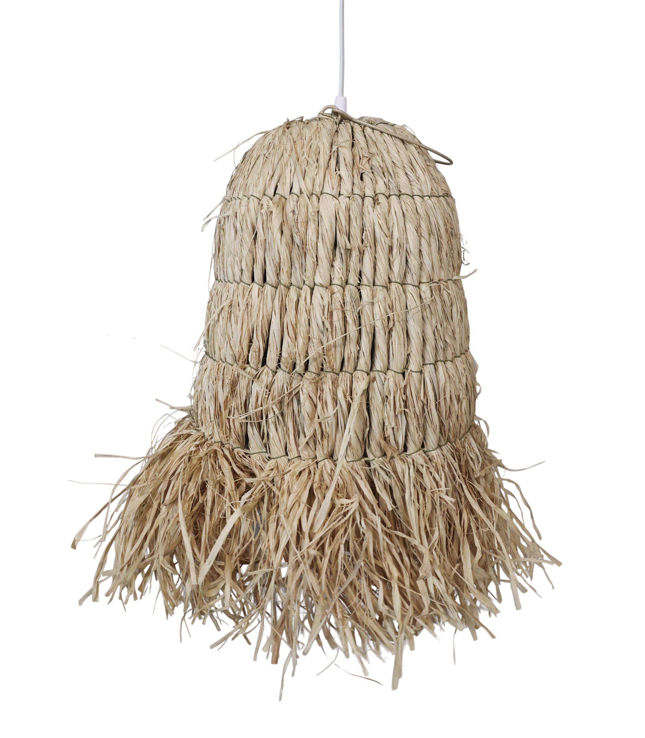 Chic Antique Hängeleuchte Chic Antique - Hängelampe Lampenschirm Geflochten günstig online kaufen