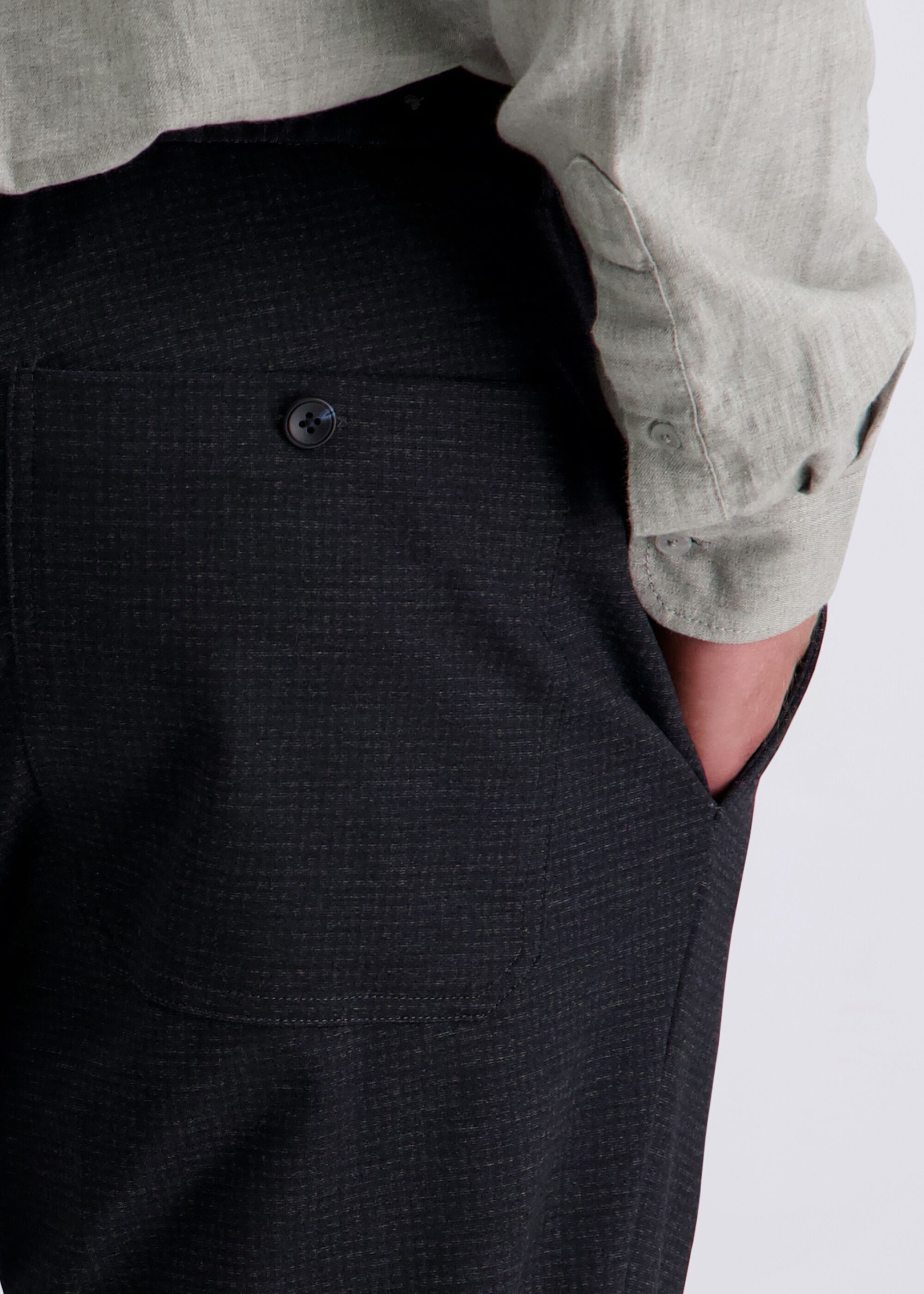 Pierre Cardin Anzughose Rick (1-tlg) mit Kordelzug