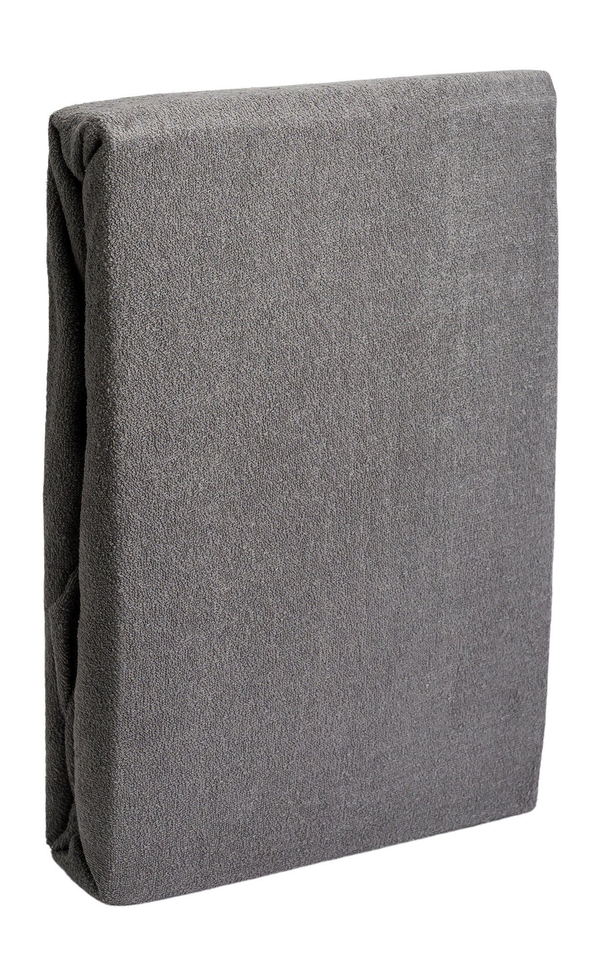 Hometex Premium Textiles Spannbettlaken aus Frottier Stoff bis 23 cm Steghöhe, Frottee, Gummizug: Rundumgummizug, Kuschelig warm und extra weich, ideal für die  – Bild 3 von 5