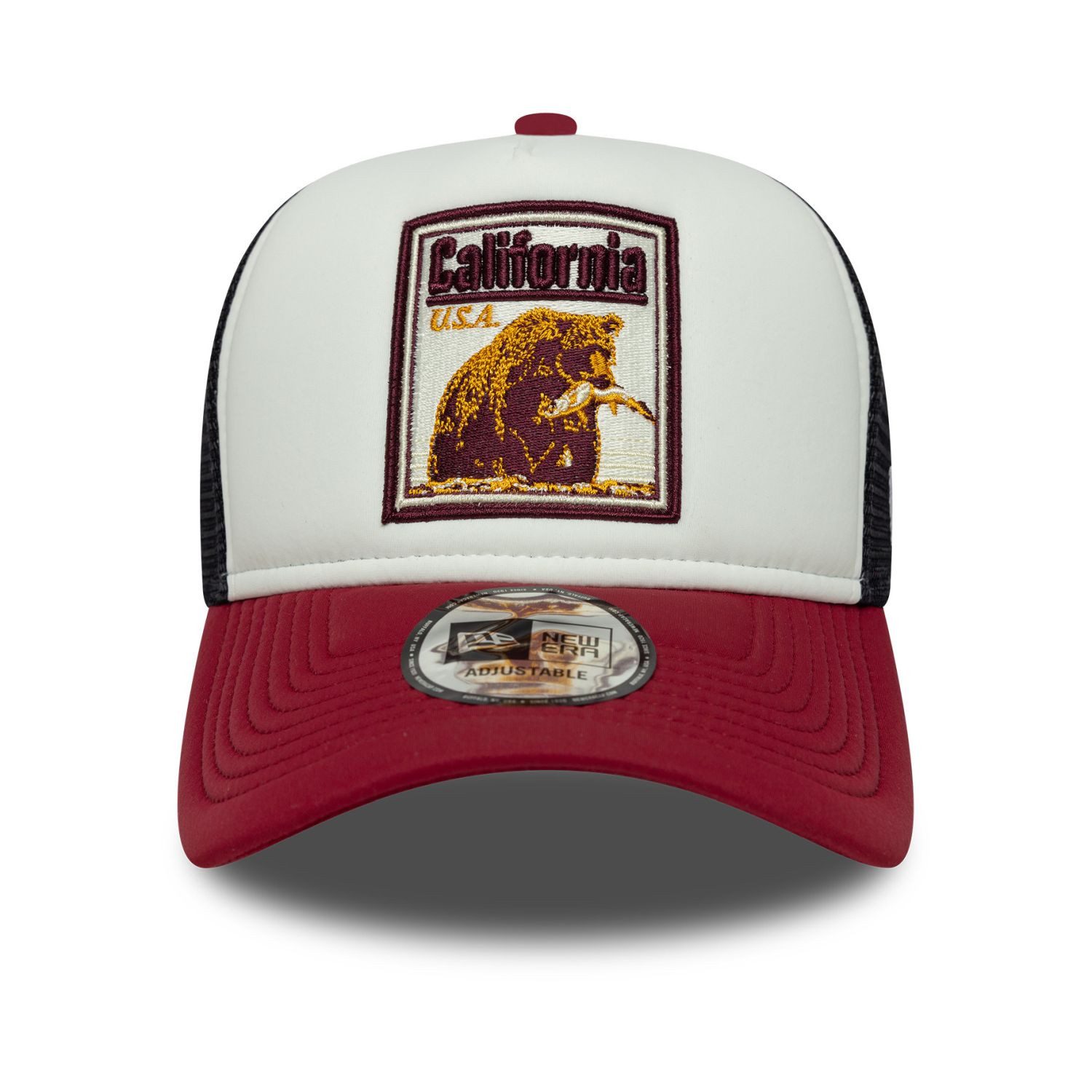 New Era Trucker Cap AFrame Trucker ANIMAL PATCH California