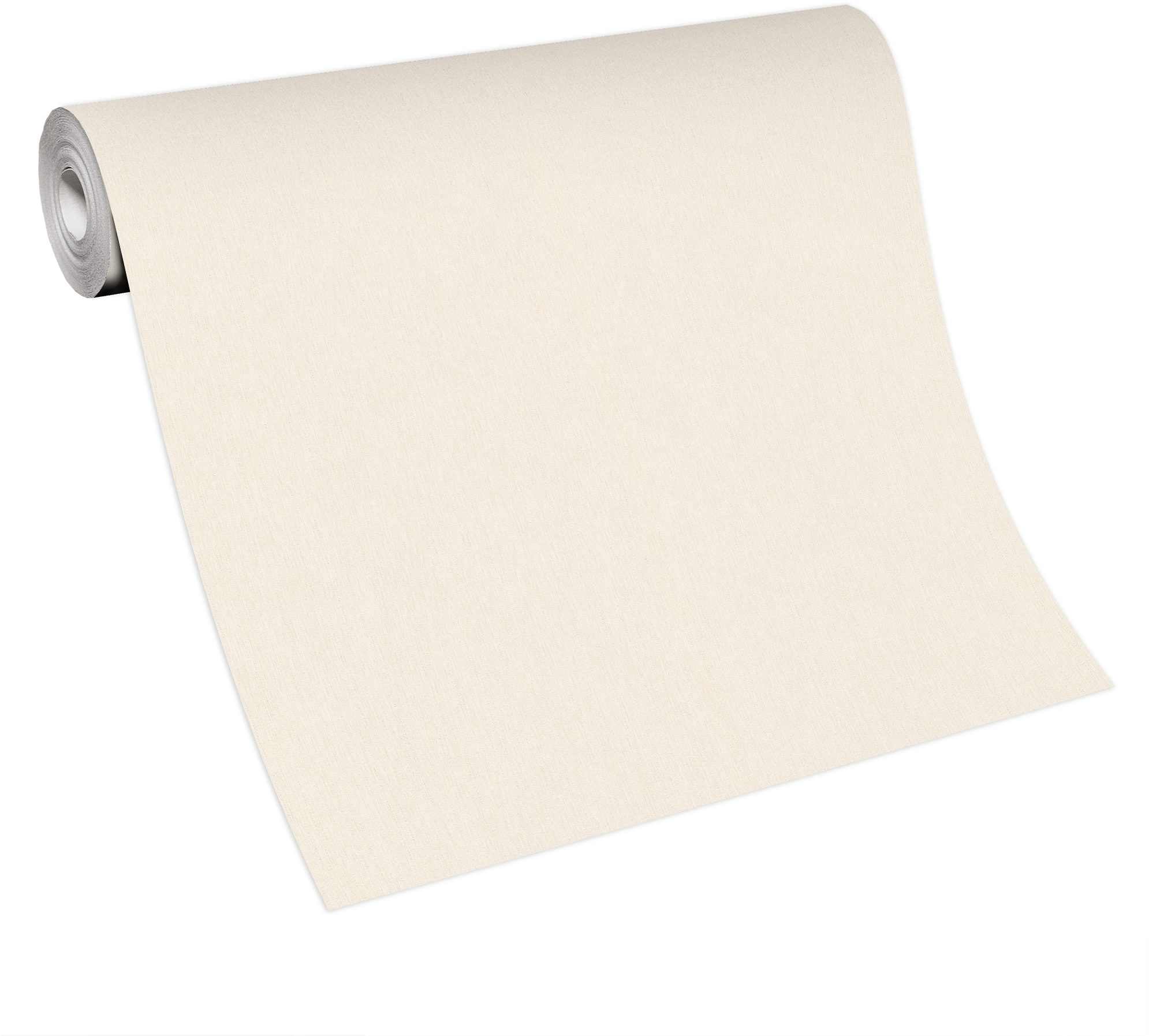 Bricoflor Uni-Vliestapete in Creme günstig online kaufen