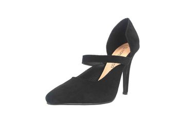 Andres Machado AM5533 Ante Negro Pumps