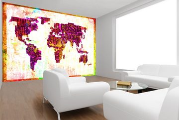 WandbilderXXL Fototapete Weltkarte 3, glatt, Weltkarte, Vliestapete, hochwertiger Digitaldruck, in verschiedenen Größen