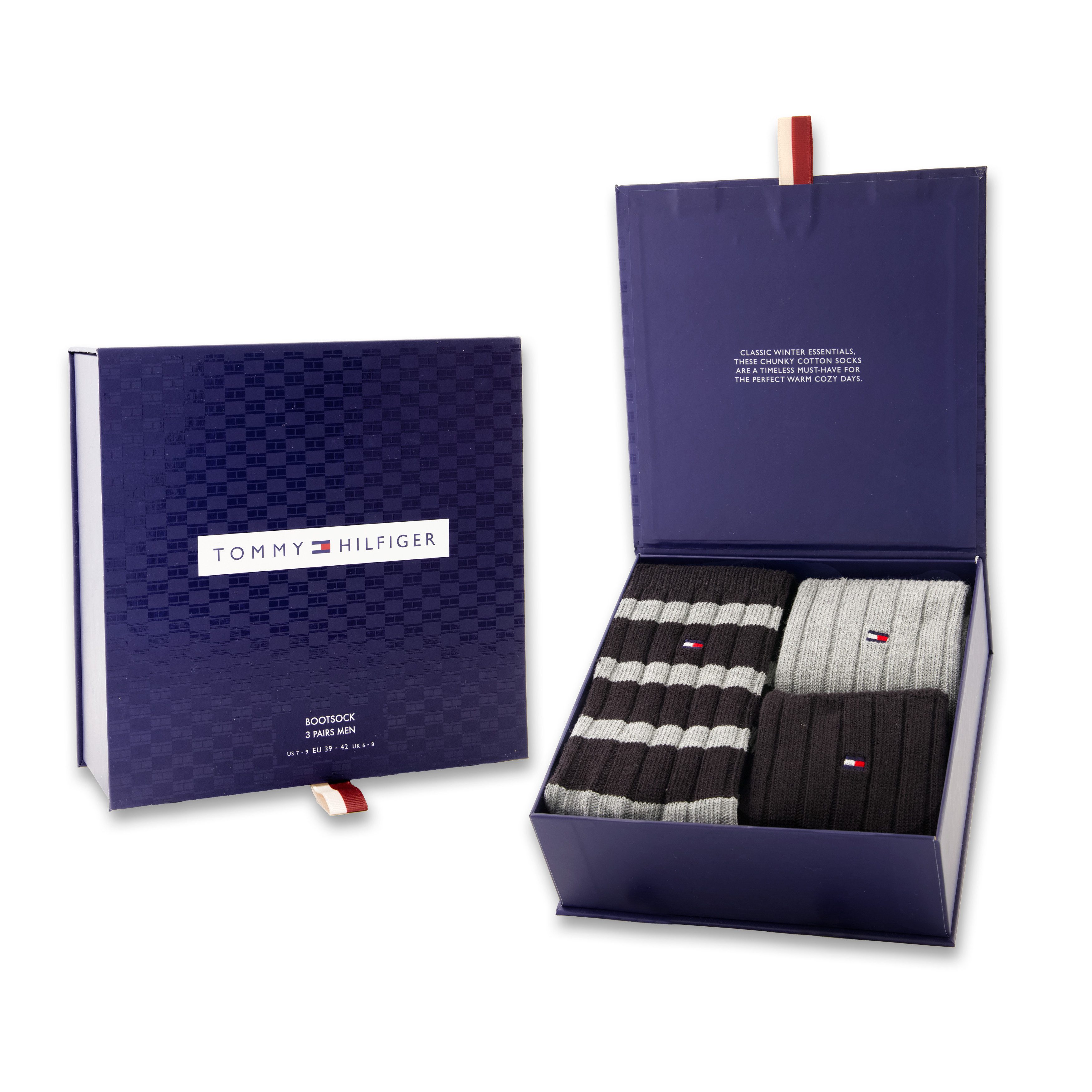 Tommy Hilfiger Socken TH MEN SOCK 3P GIFTBOX BOOTSOCK (3 Paar) günstig online kaufen