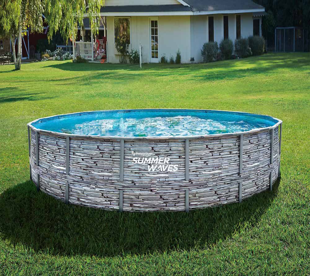 SUMMER WAVES Pool Frame Pool (1-tlg)