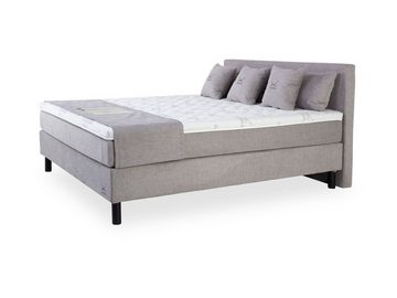 SANSIBAR Living Boxspringbett Boxspringbett SANSIBAR BILLUND (LF 180x200 cm) LF 180x200 cm grau