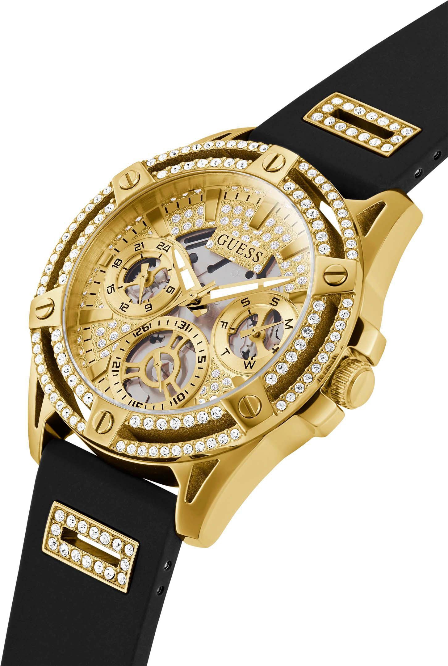 Guess Multifunktionsuhr QUEEN GW0536L3, Armbanduhr, Quarzuhr, Damenuhr