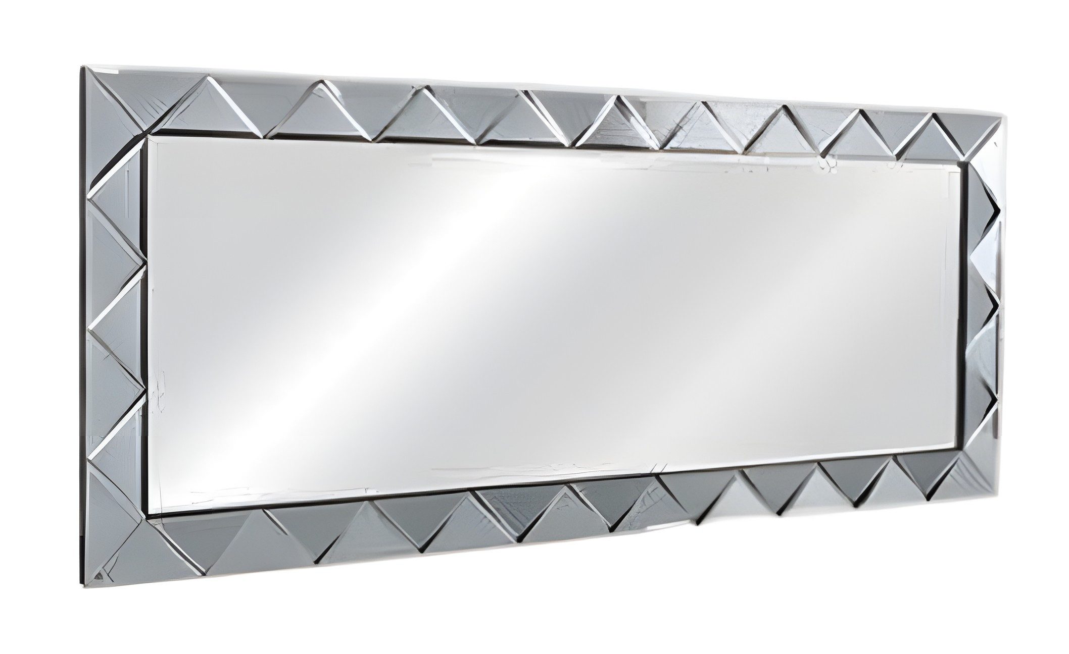Xlmoebel Spiegel Moderner grauer Spiegel aus Glas für Wohnzimmer und Flur (1-St), Made in Europa