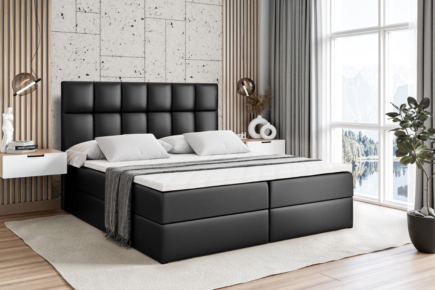 ALTDECOR Boxbett RICAR (Multipocket-Matratze H4. H3 günstig online kaufen