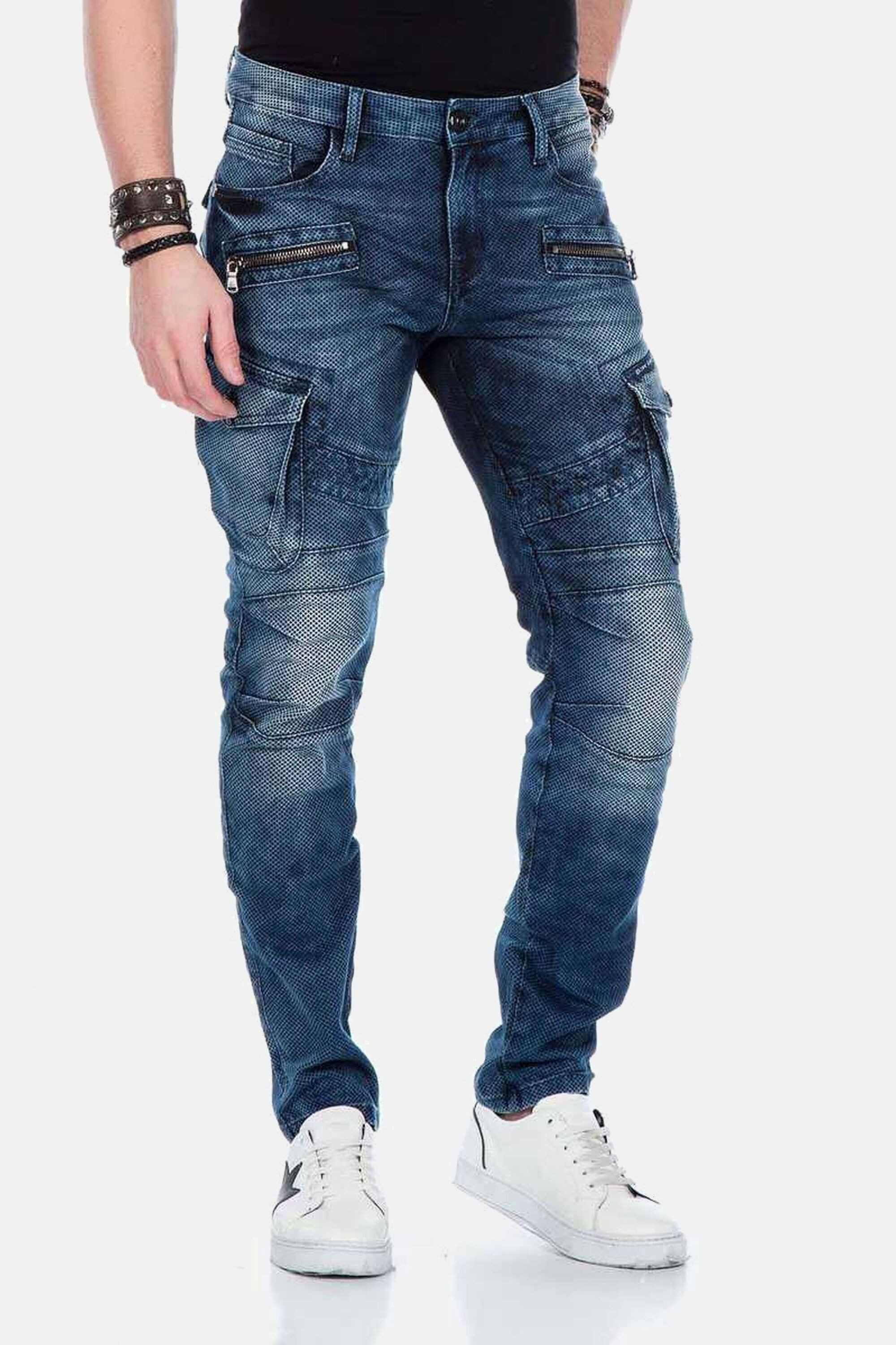 Cipo & Baxx 5-Pocket-Jeans Jeans in schmaler Passform, CD-369